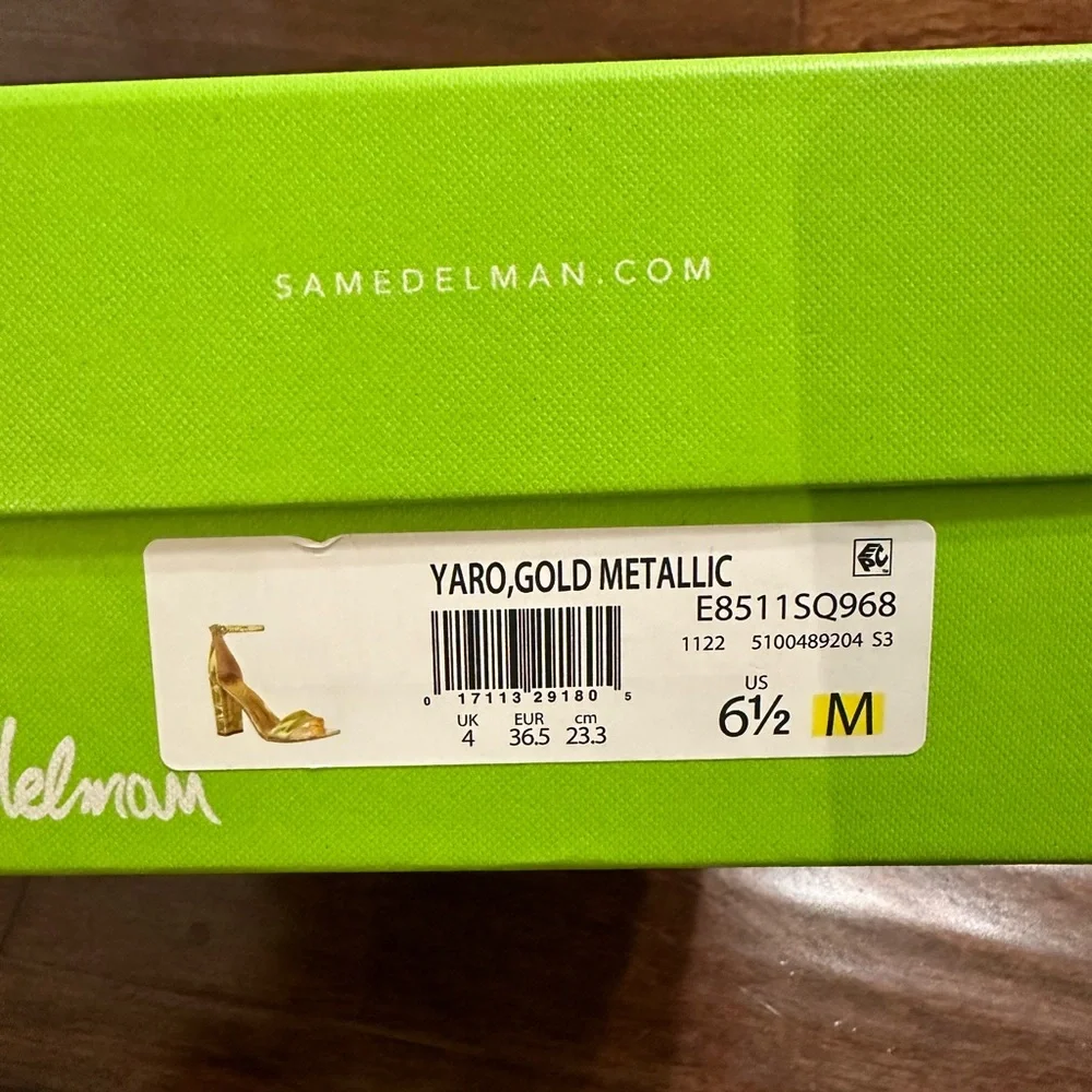 New In Box Sam Edelman Yaro Block Heel Sandal - Picture 12 of 12
